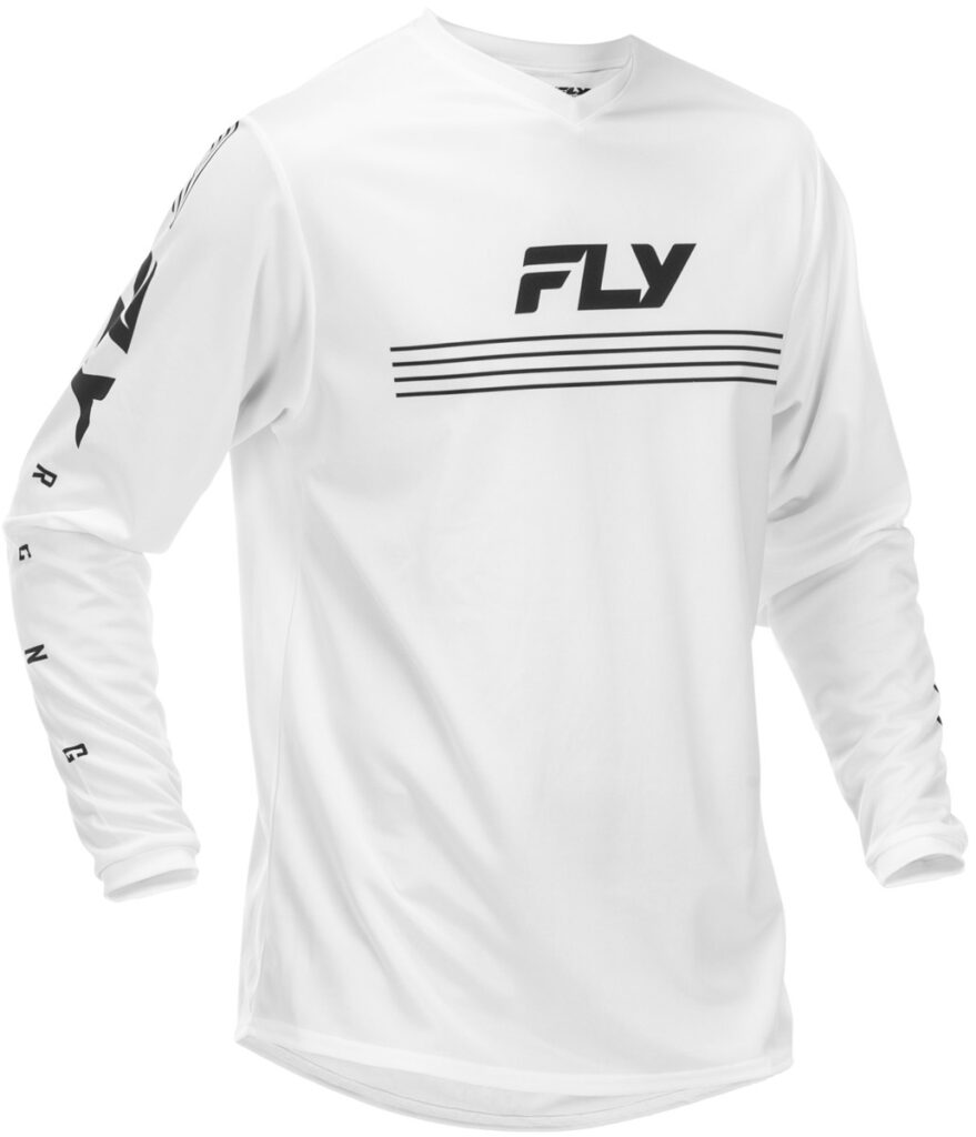 FLY RACING Fly Universal Jersey — White/Black