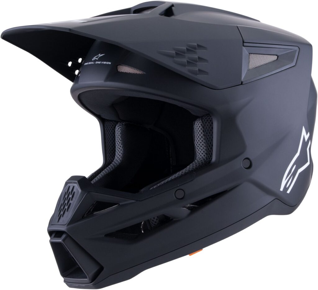 ALPINESTARS SM3 Solid Helmet — Black — SOLID