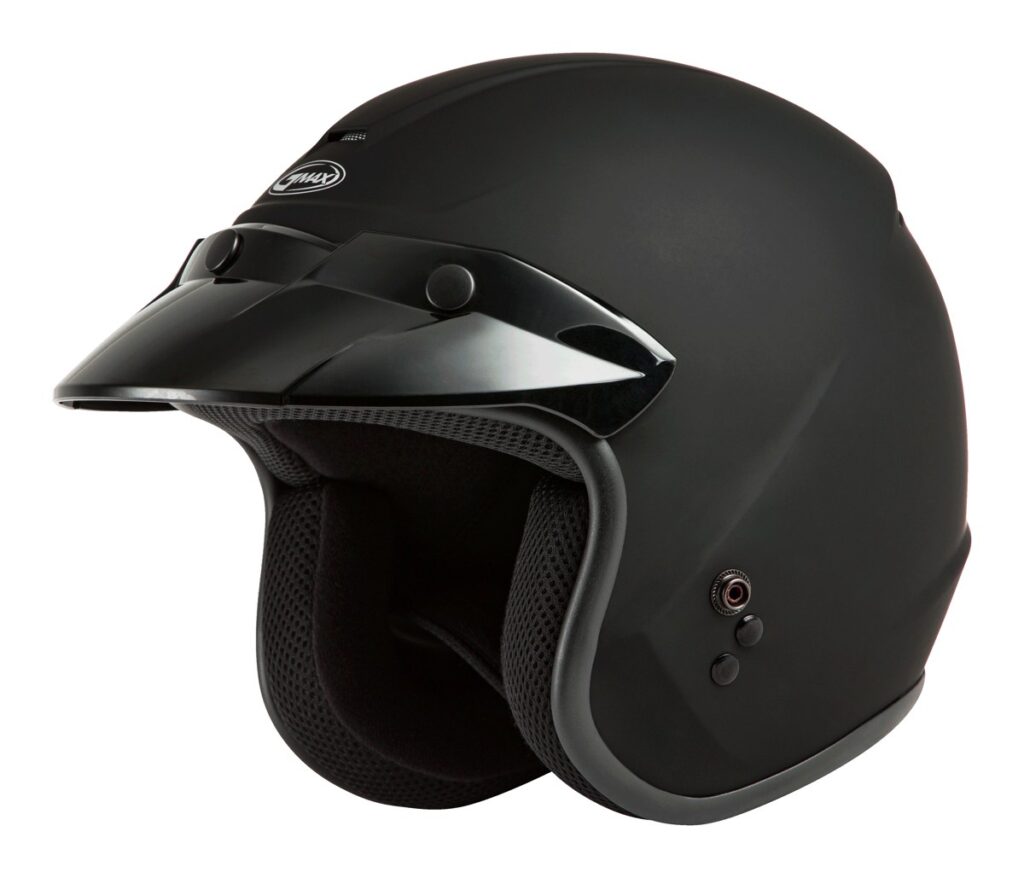 GMAX Youth OF-2Y Open Face Helmet — Matte Black