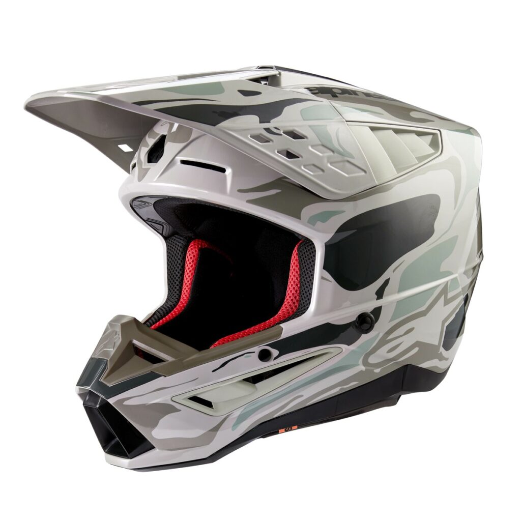 ALPINESTARS S-M5 Helmet — Warm Grey/Celadon Green — MINERAL