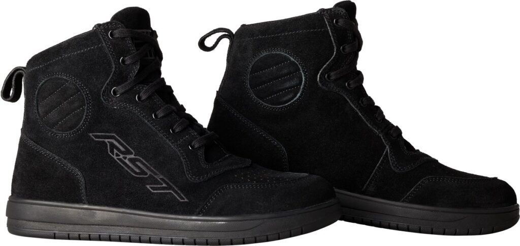 RST Women's HiTop Moto Shoe — Black