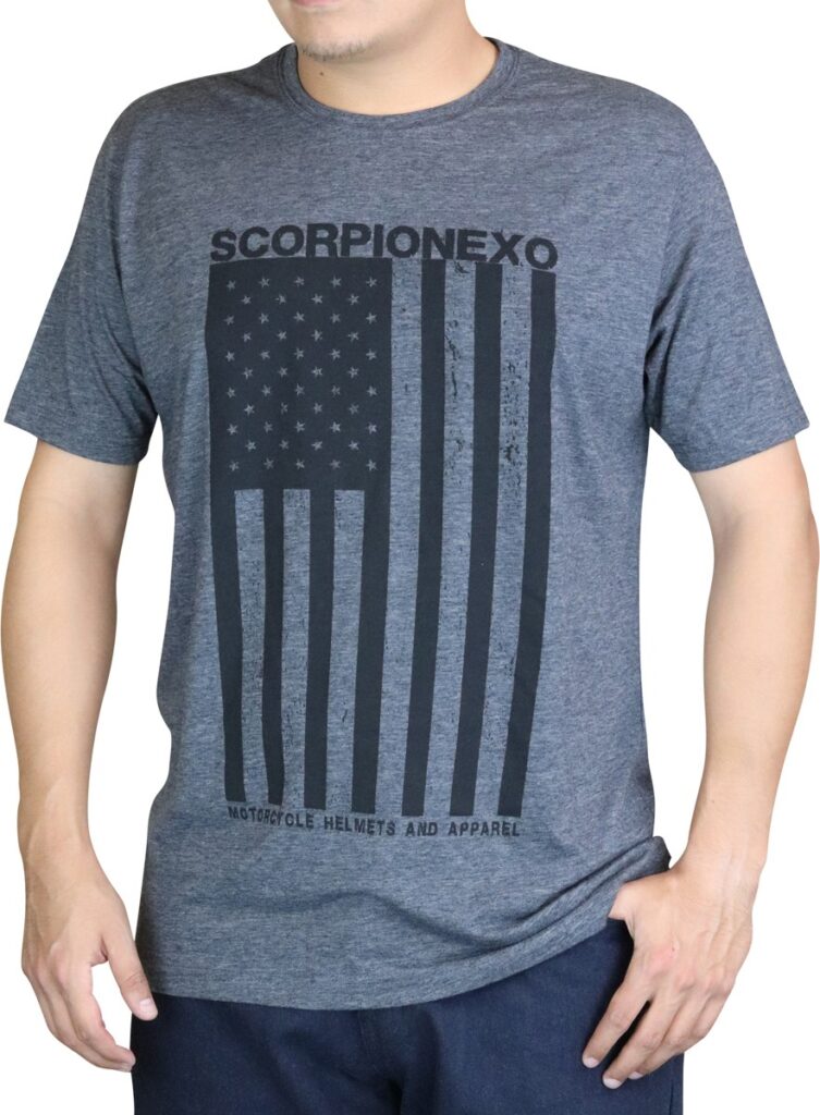 SCORPION EXO Americana Shirt — Black/Charcoal — AMERICANA