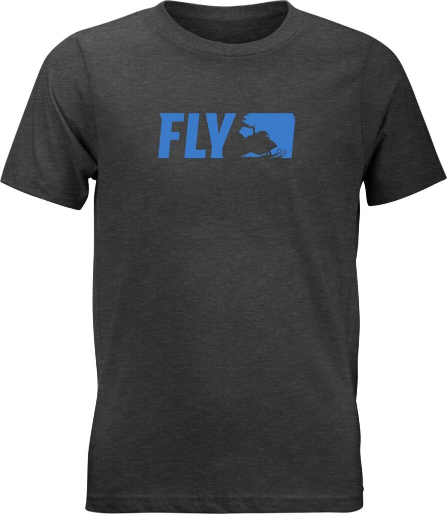 FLY RACING Youth Primary Tee (2022) — Charcoal