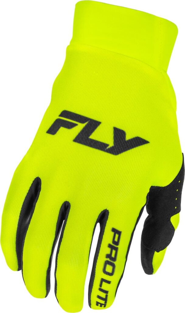FLY RACING Pro Lite Youth Gloves (2026) — Hi-Vis/Black