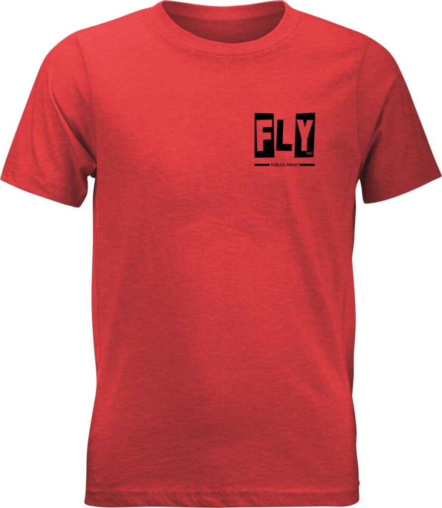 FLY RACING Fly Punk Youth Tee — Red — PUNK