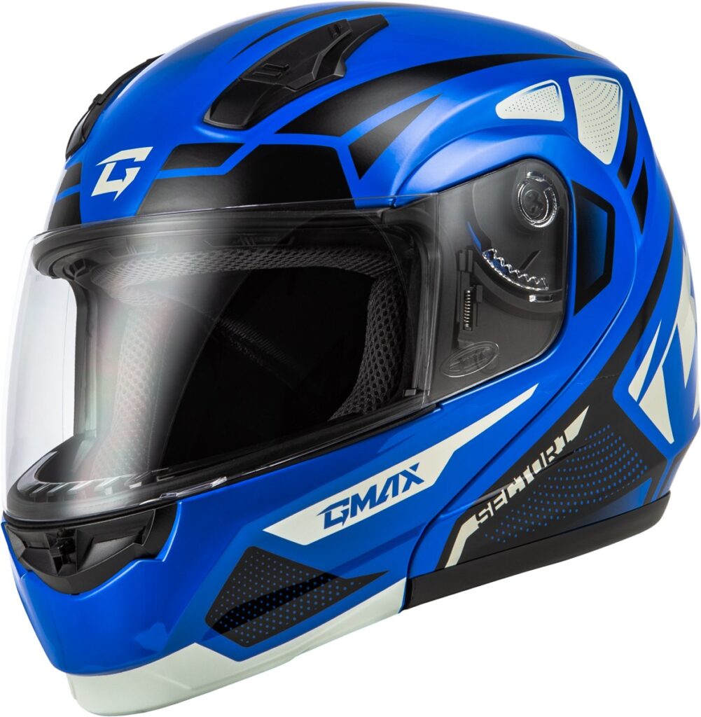 GMAX MD-04 Sector Helmet — Blue/Black — SECTOR