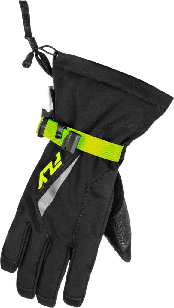 FLY RACING Title Gauntlet Gloves (2026) — Black/Hi-Vis