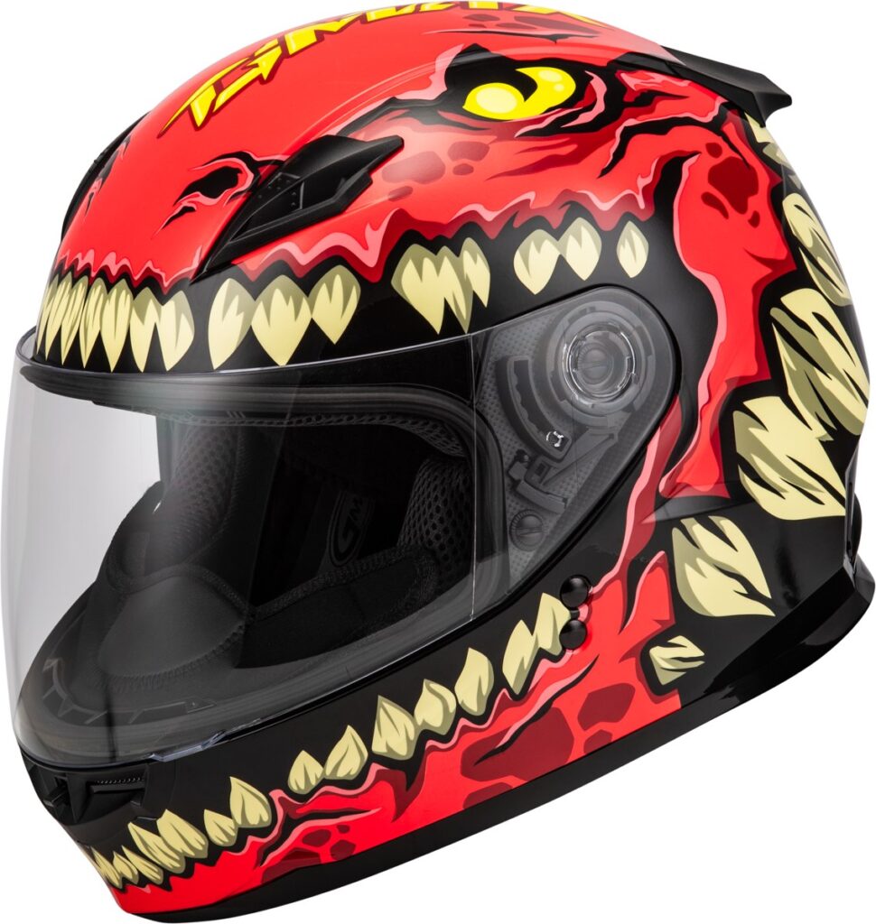 GMAX Youth GM-49Y Drax Helmet — Red — DRAX