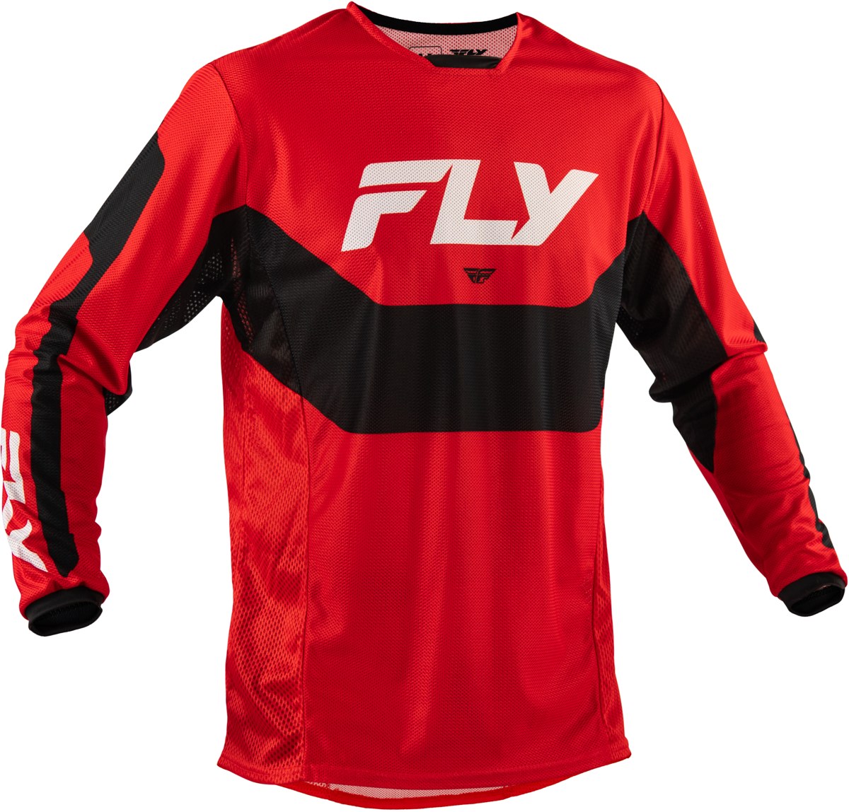 FLY RACING Kinetic Mesh Jersey (2026.5) — Red/Black/White