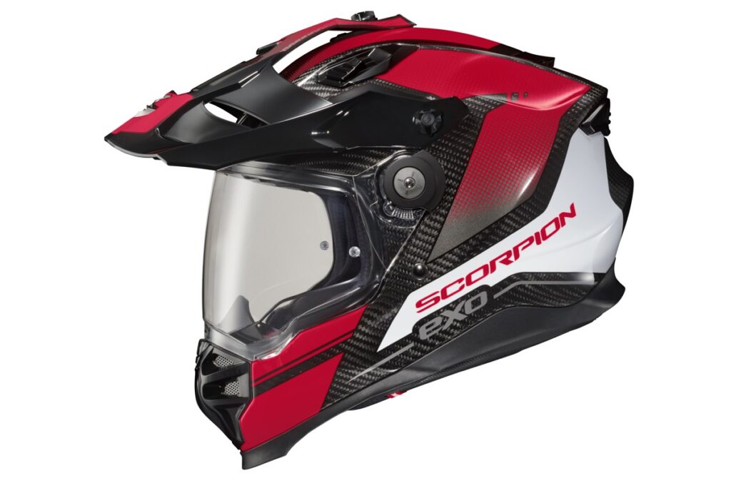 SCORPION EXO XT9000 Carbon Full-Face Helmet — Dark Red — TRAILHEAD