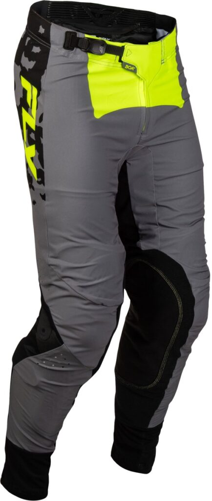 FLY RACING Youth Lite Flake Pants (2027) — Grey/Hi-Vis/Black — FLAKE