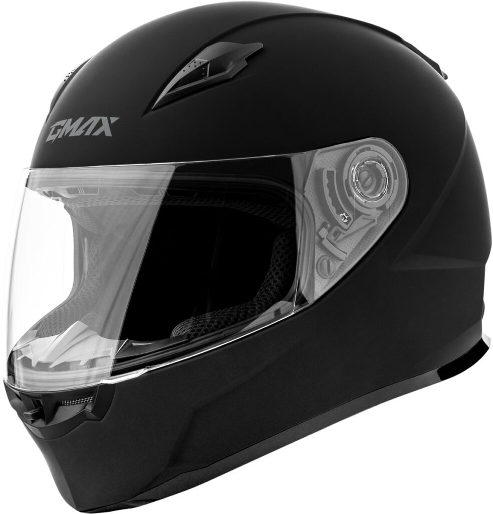 GMAX FF-49 Solid Helmets (2026) — Matte Black — SOLID