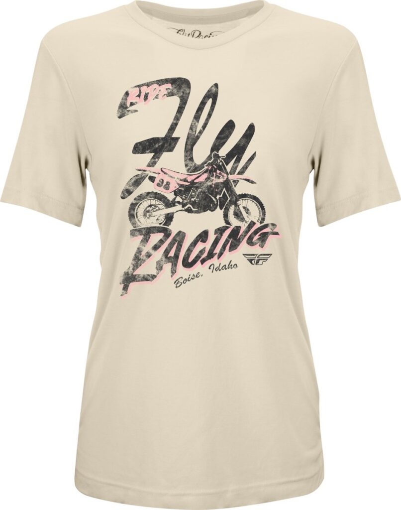 FLY RACING Women's Vintage Tee — Black — VINTAGE
