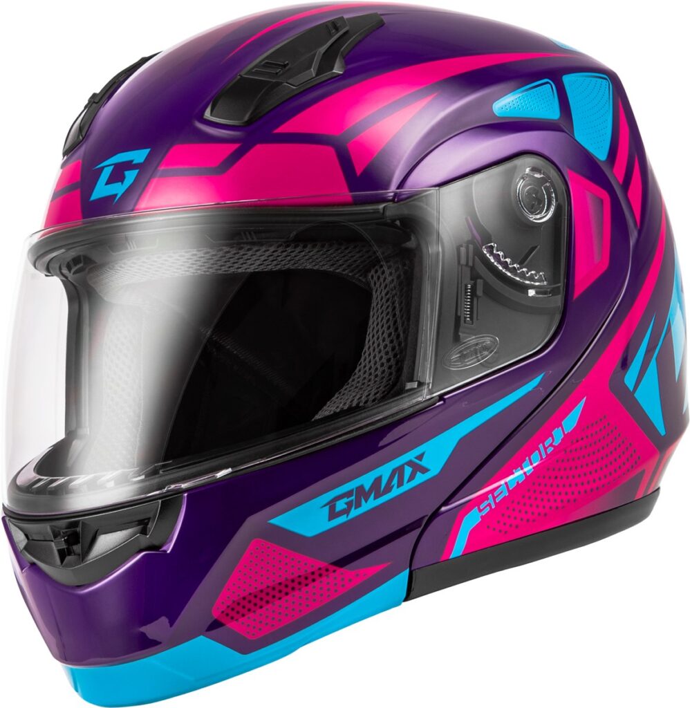 GMAX MD-04 Sector Helmet — Violet/Pink — SECTOR