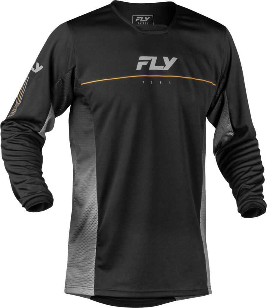 FLY RACING Patrol Jersey (2027) — Black/Grey