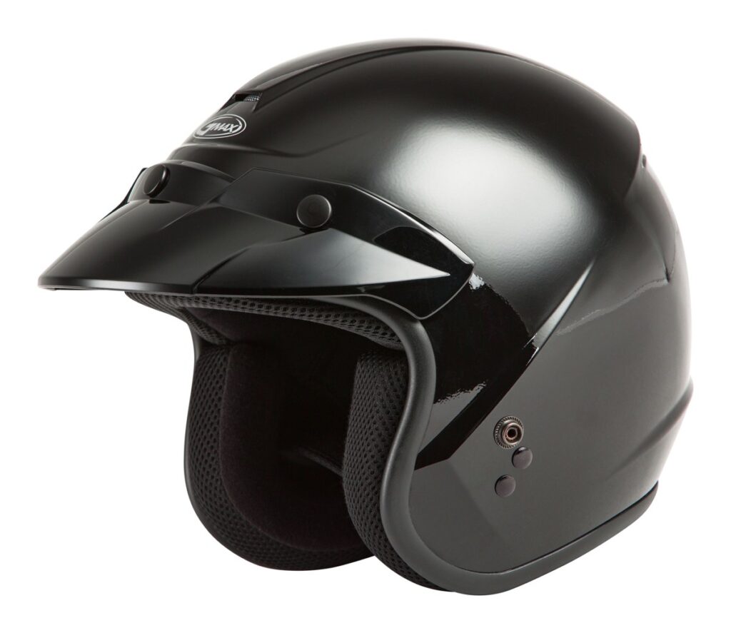GMAX Youth OF-2Y Open Face Helmet — Black