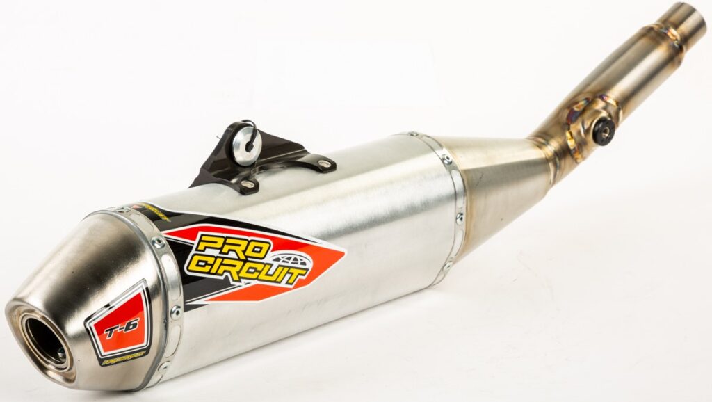 PRO CIRCUIT T-6 Stainless Slip-On Silencer Kx450F '19-22 - 0121945A