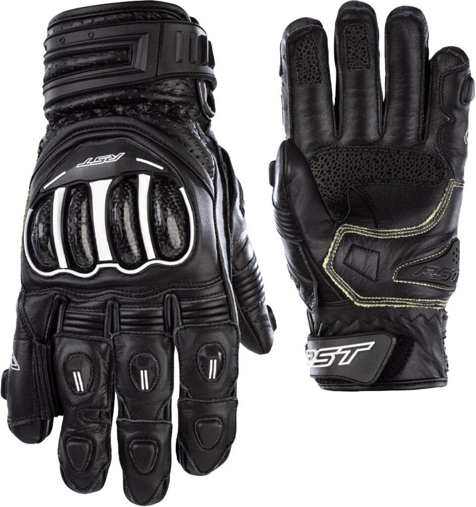 RST Tractech EVO 4 Short CE Glove — Black/Black/Black