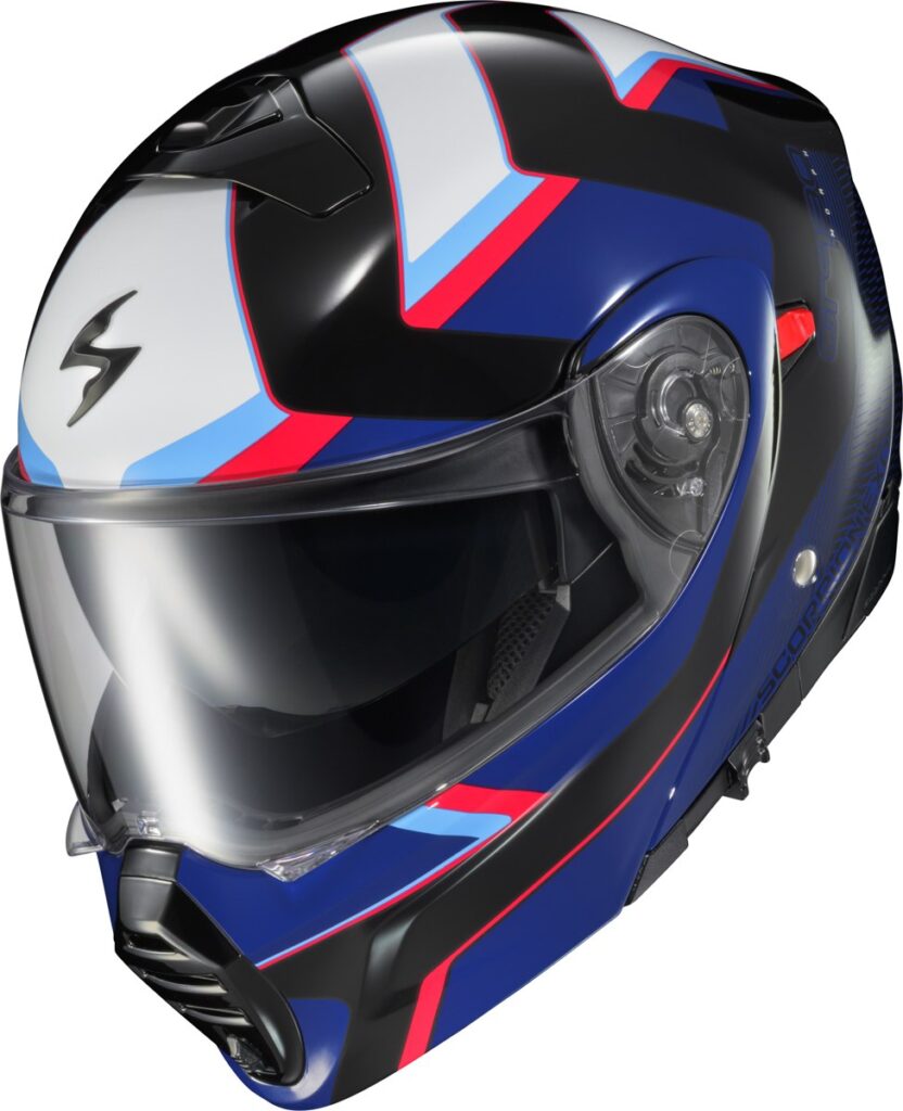 SCORPION EXO EXO-GT930 Transformer Helmet — Blue/Red — MORPH