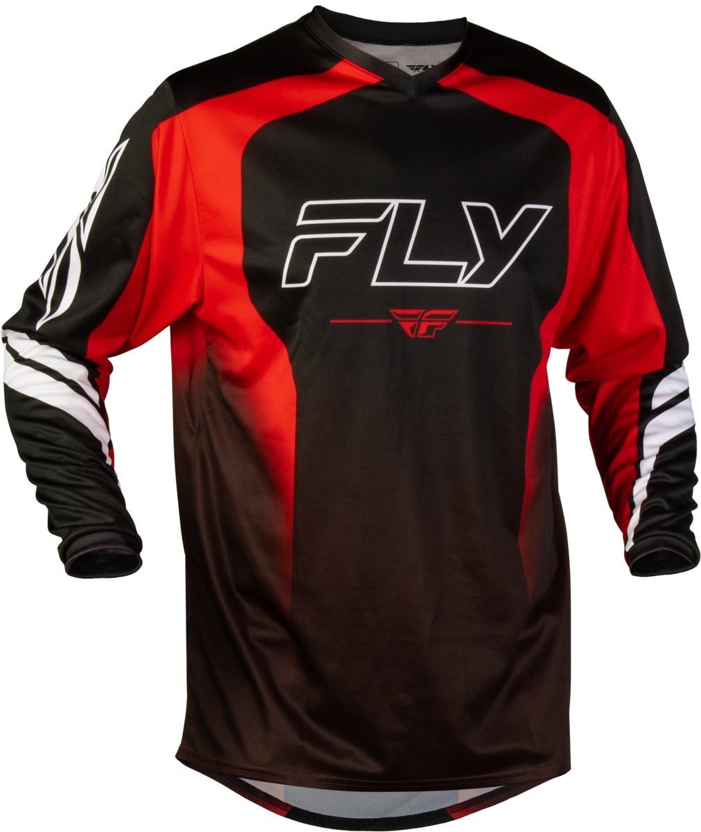 FLY RACING F-16 Raze Jersey (2027) — Black/Red/White — RAZE