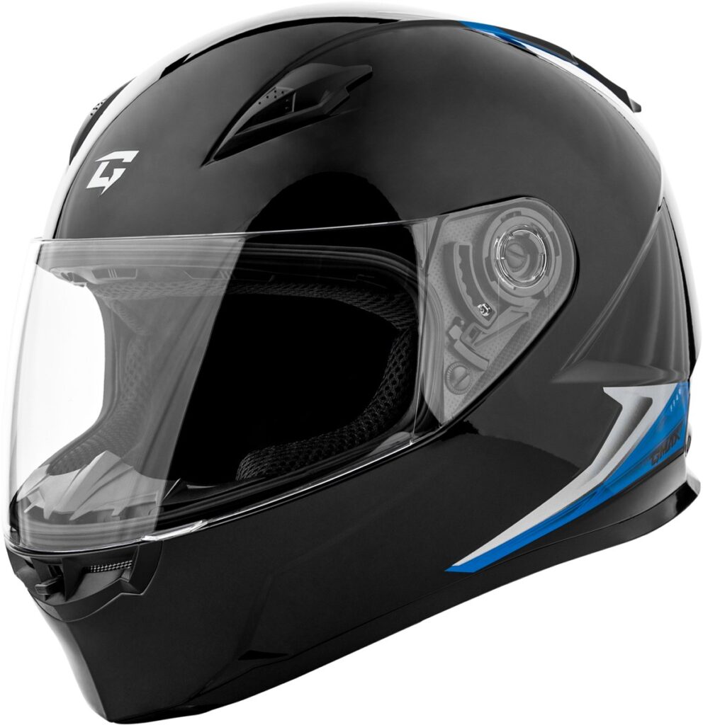 GMAX FF-49 Syth Helmet (2026) — Black/Blue — SYTH