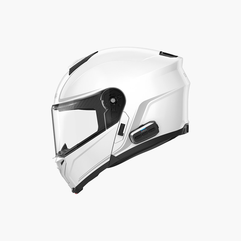 SENA Outrush 2 Flip Up Helmet — White — SOLID