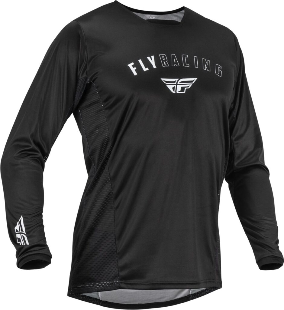 FLY RACING Patrol Jersey (2023) — Black/White