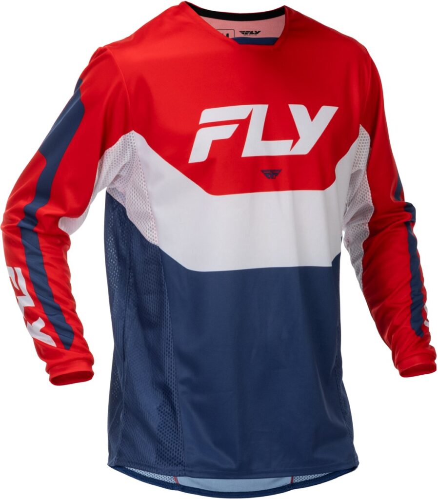 FLY RACING 2026 Kinetic Jersey — Red/White/Blue