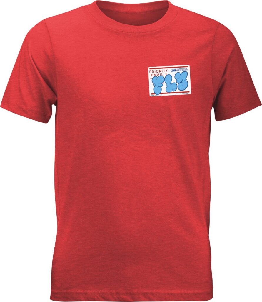 FLY RACING Fly Graffiti Youth Tee — Red — GRAFFITI