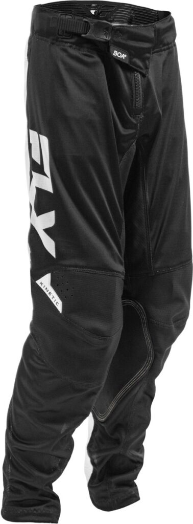 FLY RACING Youth Kinetic Mesh Pants (2026.5) — Black/White
