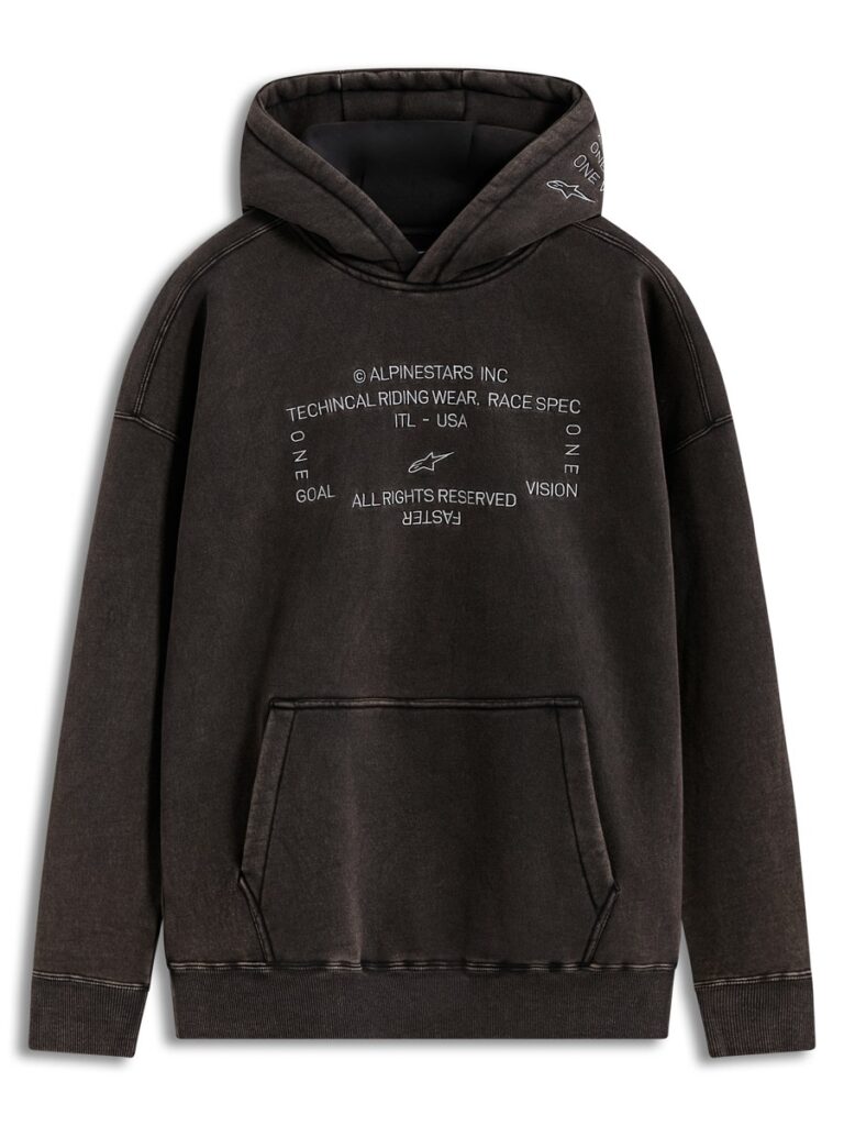 ALPINESTARS Infinite Washed Oversized Hoodie — Black