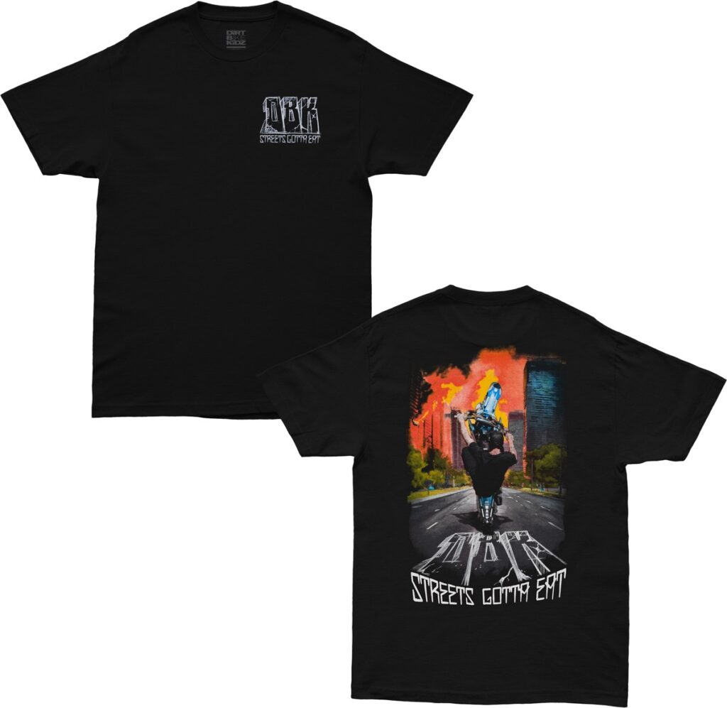 DBK Streets Gotta Eat Tee — Black