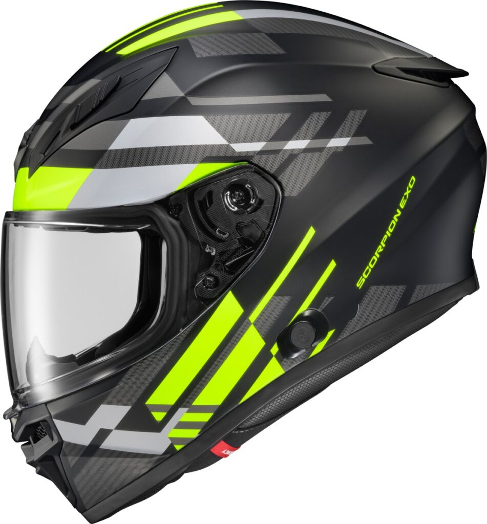 SCORPION EXO EXO-R430 Full-Face Helmet — Hi-Vis Yellow — PARADOX
