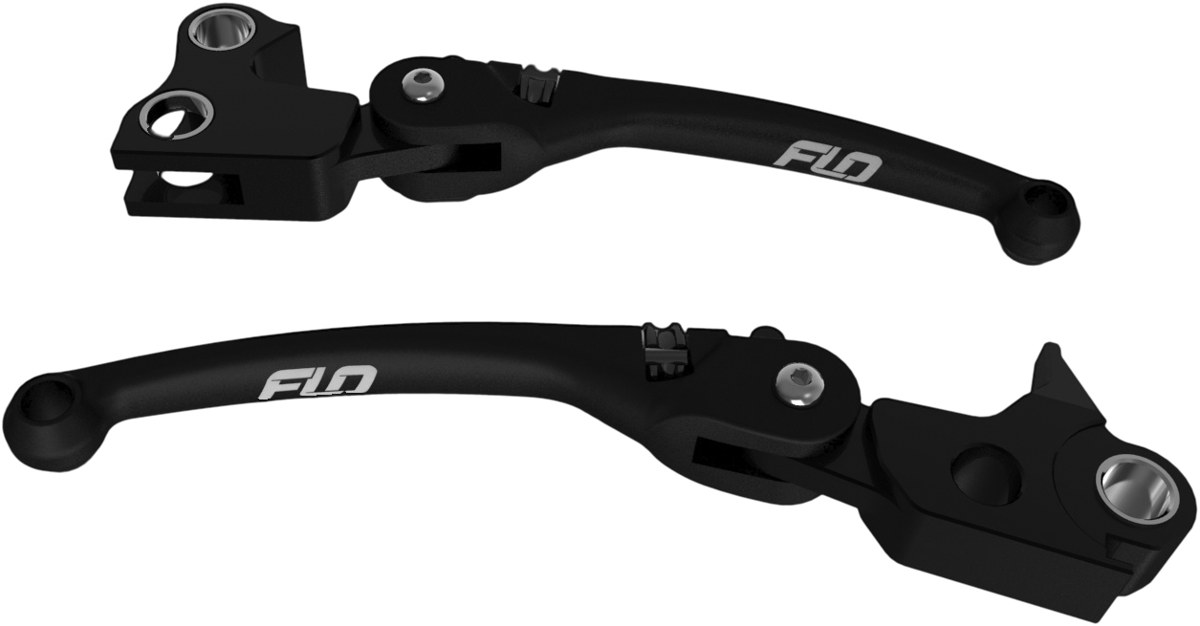 FLO MOTORSPORTS Mx Style Lever Set Black `96-17 Fxd - HD-807BLK