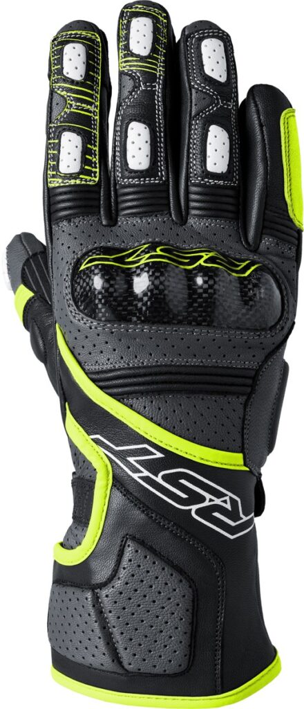 RST Fulcrum CE Glove — Grey/Fluorescent Yellow/Black