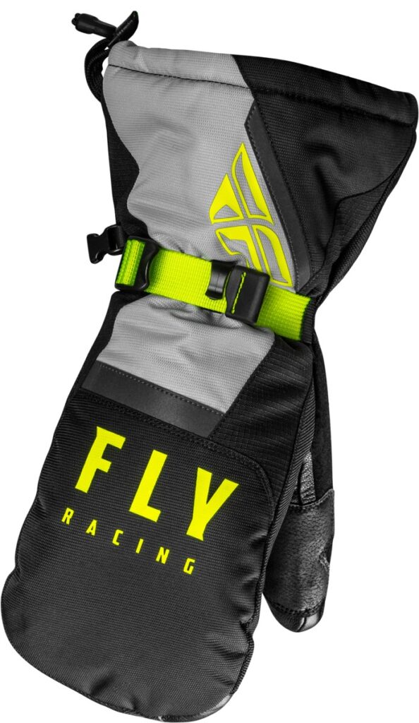 FLY RACING Cascade Mitten — Black/Grey/Hi-Vis Yellow