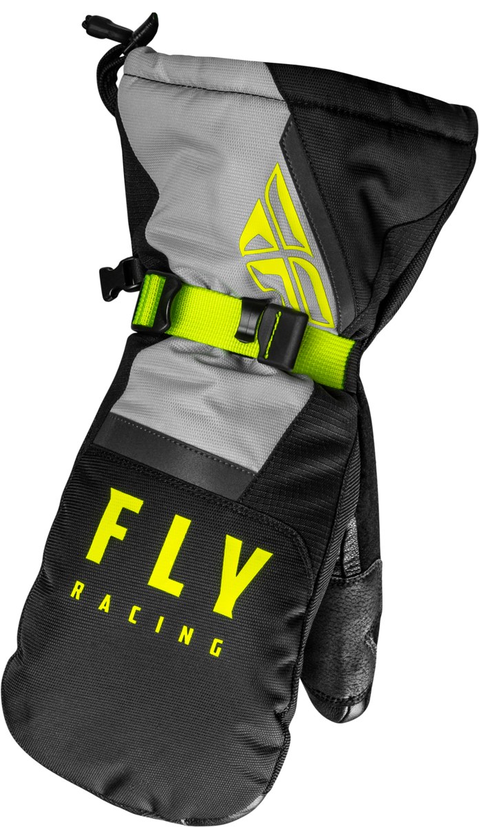 FLY RACING Cascade Mitten — Black/Grey/Hi-Vis Yellow