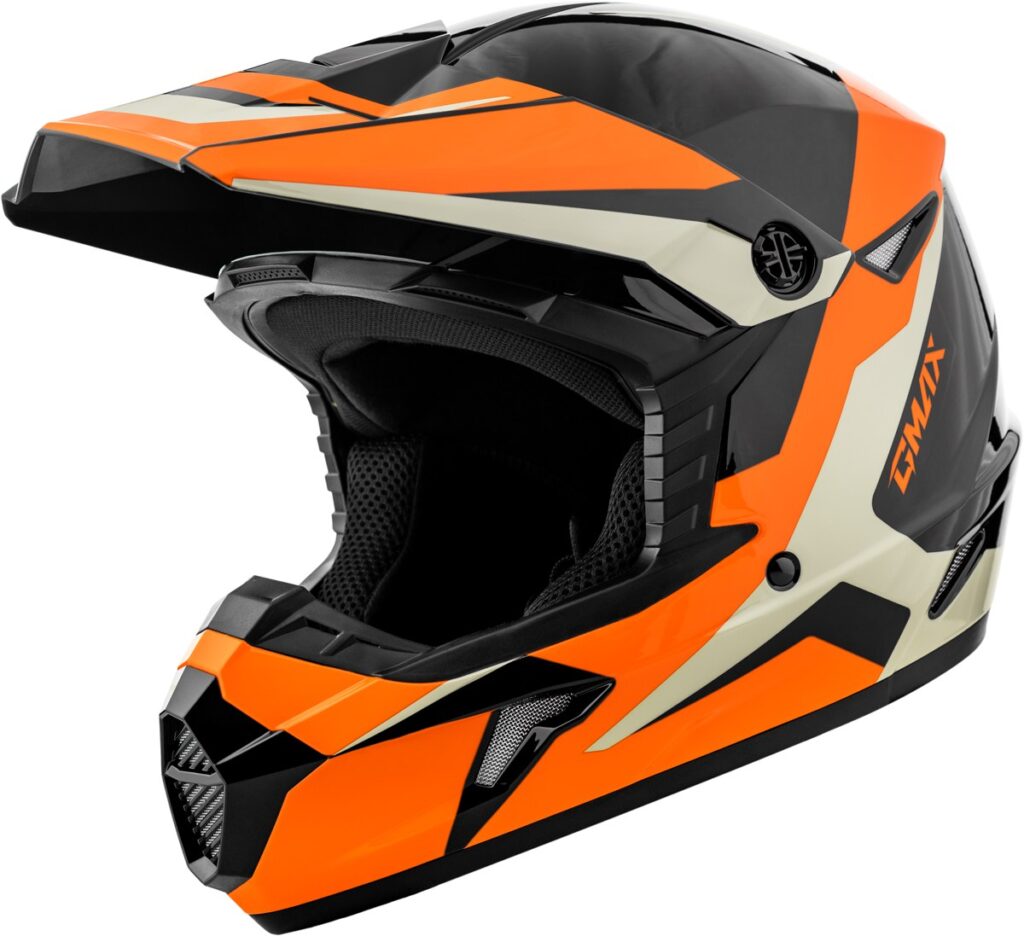 GMAX MX-46Y Cyclus Helmet (2026) — Black/Orange — CYCLUS