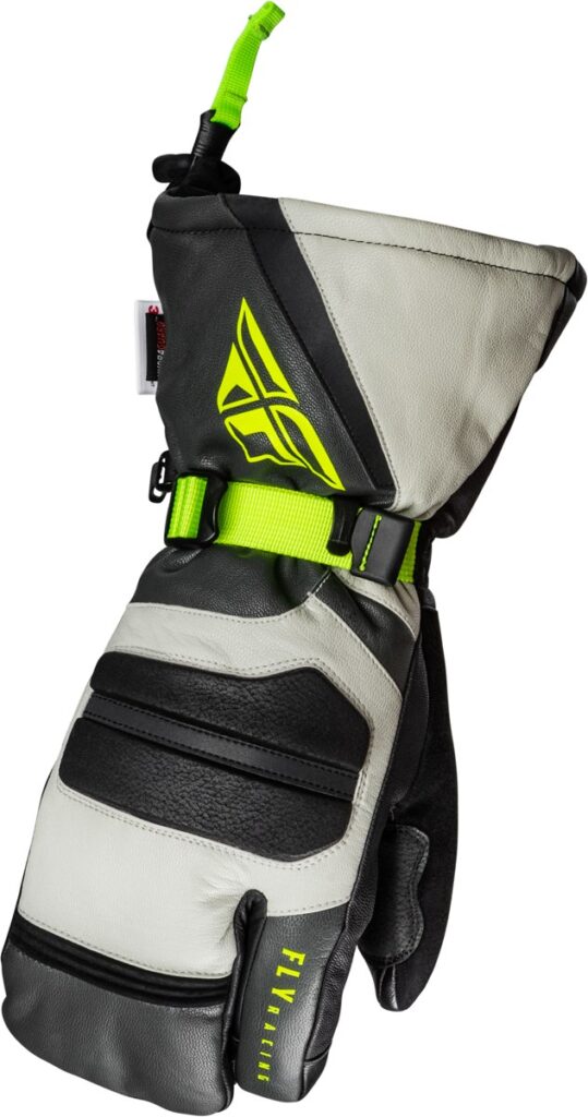 FLY RACING Ridgeline Claw Glove — Black/Grey/Hi-Vis Yellow