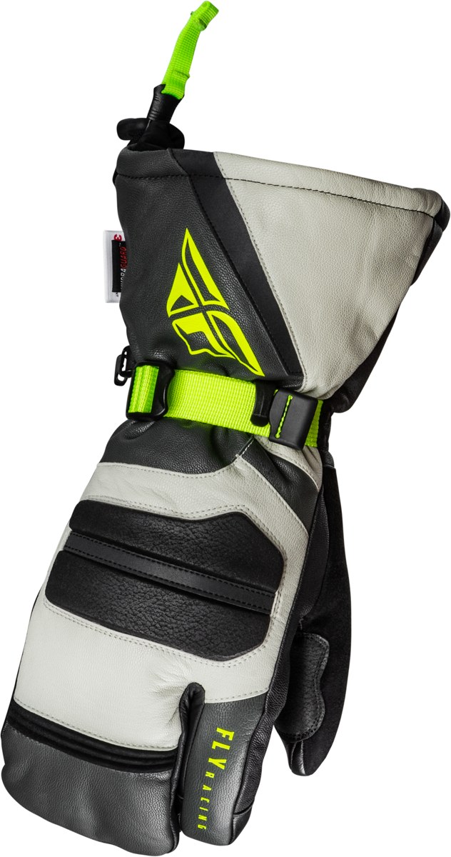 FLY RACING Ridgeline Claw Glove — Black/Grey/Hi-Vis Yellow