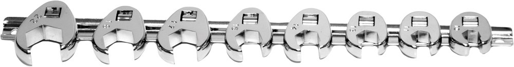 PERFORMANCE TOOL 8 Pc Met Crow Foot Wrench Set - W352