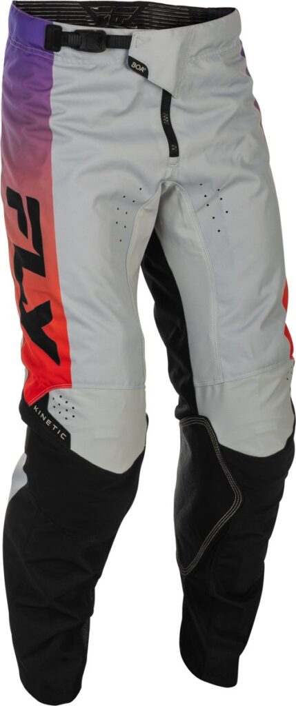 FLY RACING 2026 Kinetic Pants — Grey/Red/Purple/Black