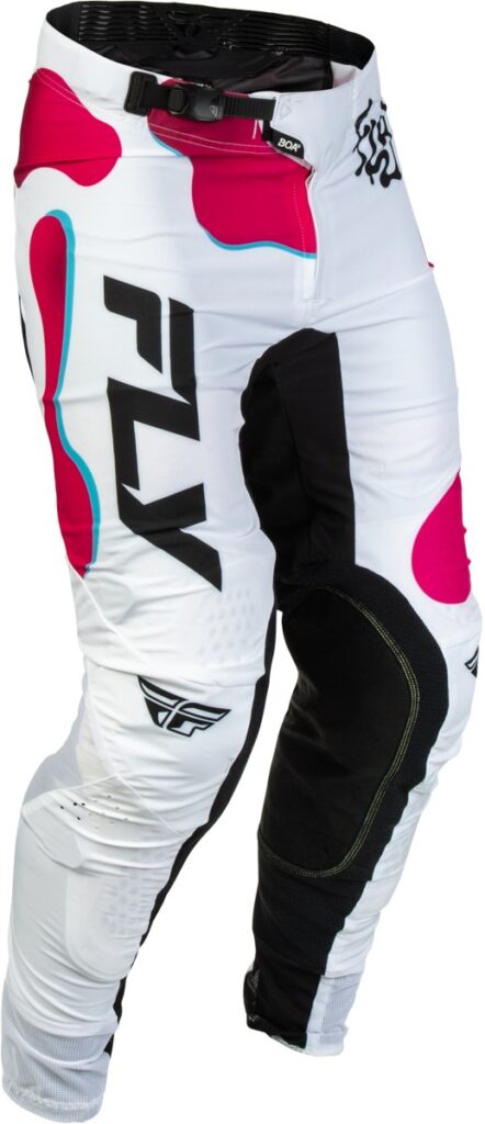 FLY RACING Lite Vibe Pants (2027) — White/Pink/Blue — VIBE