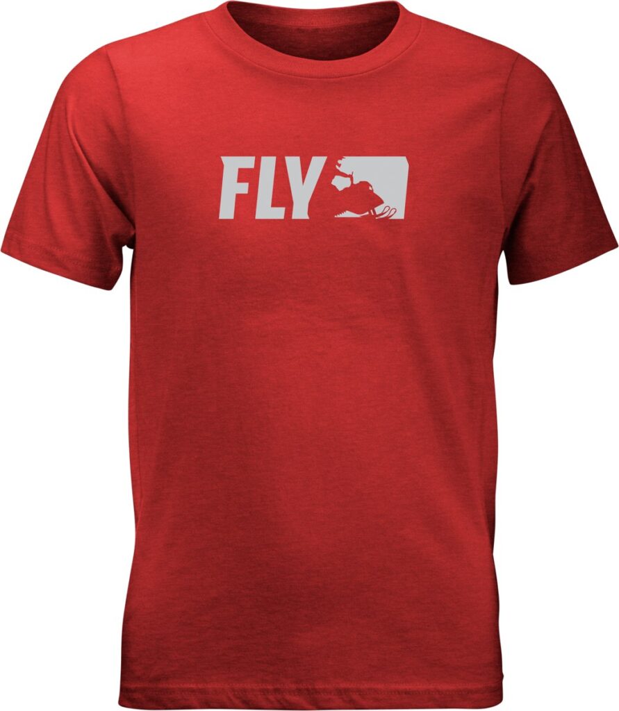 FLY RACING Youth Primary Tee (2022) — Red