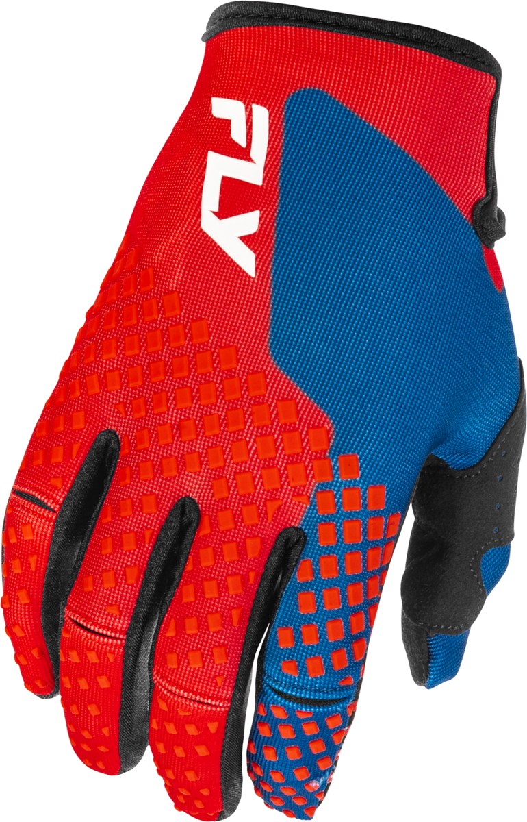 FLY RACING 2026 Kinetic Gloves — Red/White/Blue
