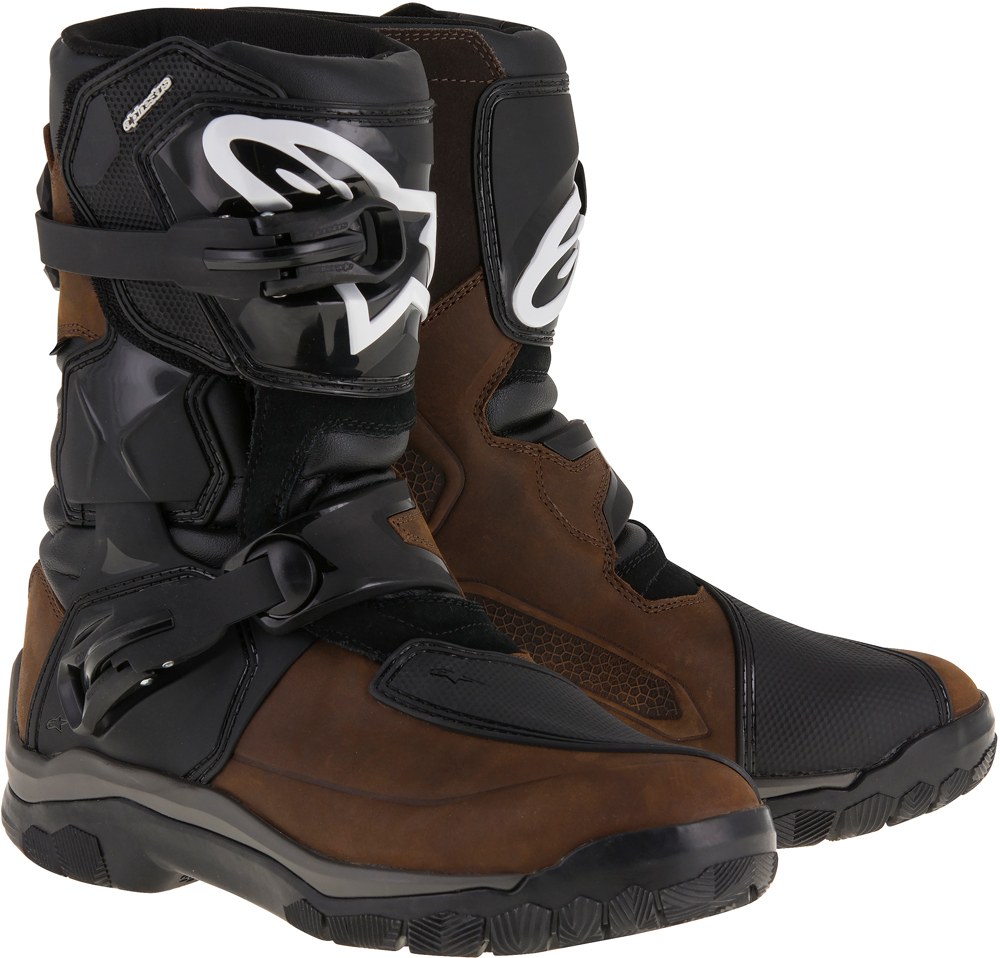 ALPINESTARS Belize Boots — Brown Oiled Leather — DRYSTAR