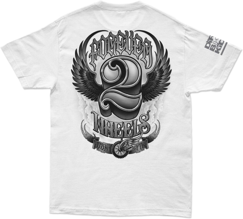 DBK Two Wheels Tee (2026) — White