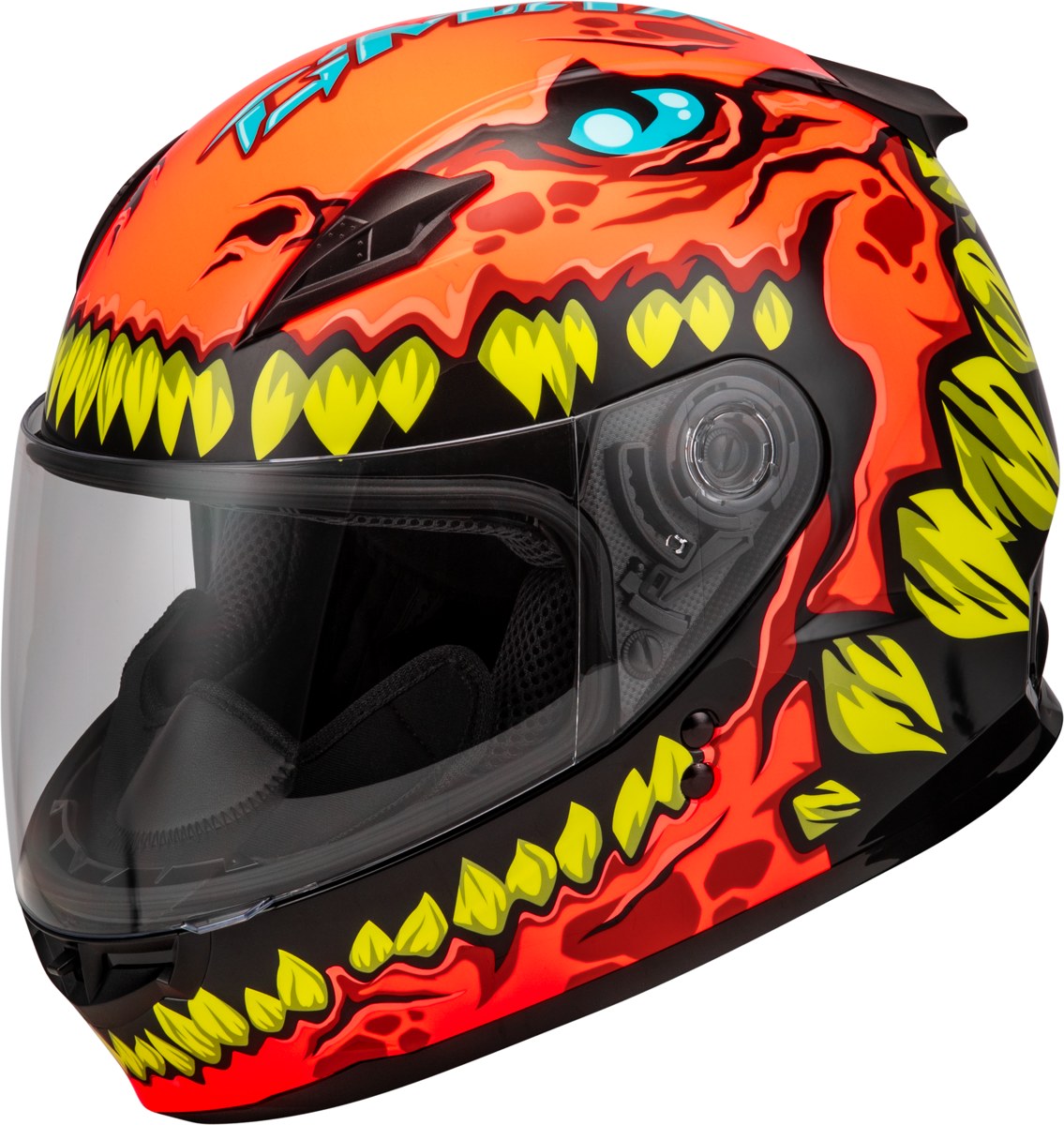 GMAX Youth GM-49Y Drax Helmet — Orange — DRAX