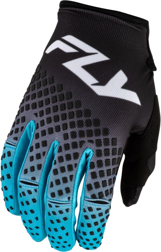 FLY RACING Kinetic Fade Gloves (2027) — Black/Blue/White — FADE
