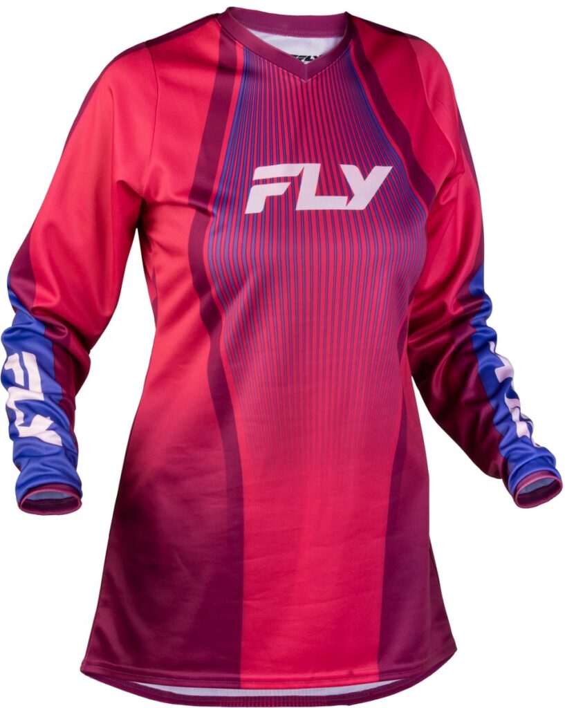 FLY RACING Women's F-16 Lift Jersey (2027) — Pink/Purple/White — LIFT